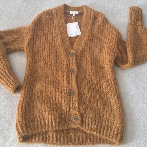 & Other Stories Sweaters - & other Stories Knit Mohair Blend Sweater Rust M